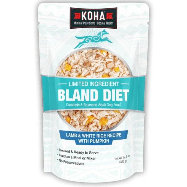 KOHA - Wet Bland Diet Lamb &amp; White Rice Recipe for Dogs, Size: 12.5oz