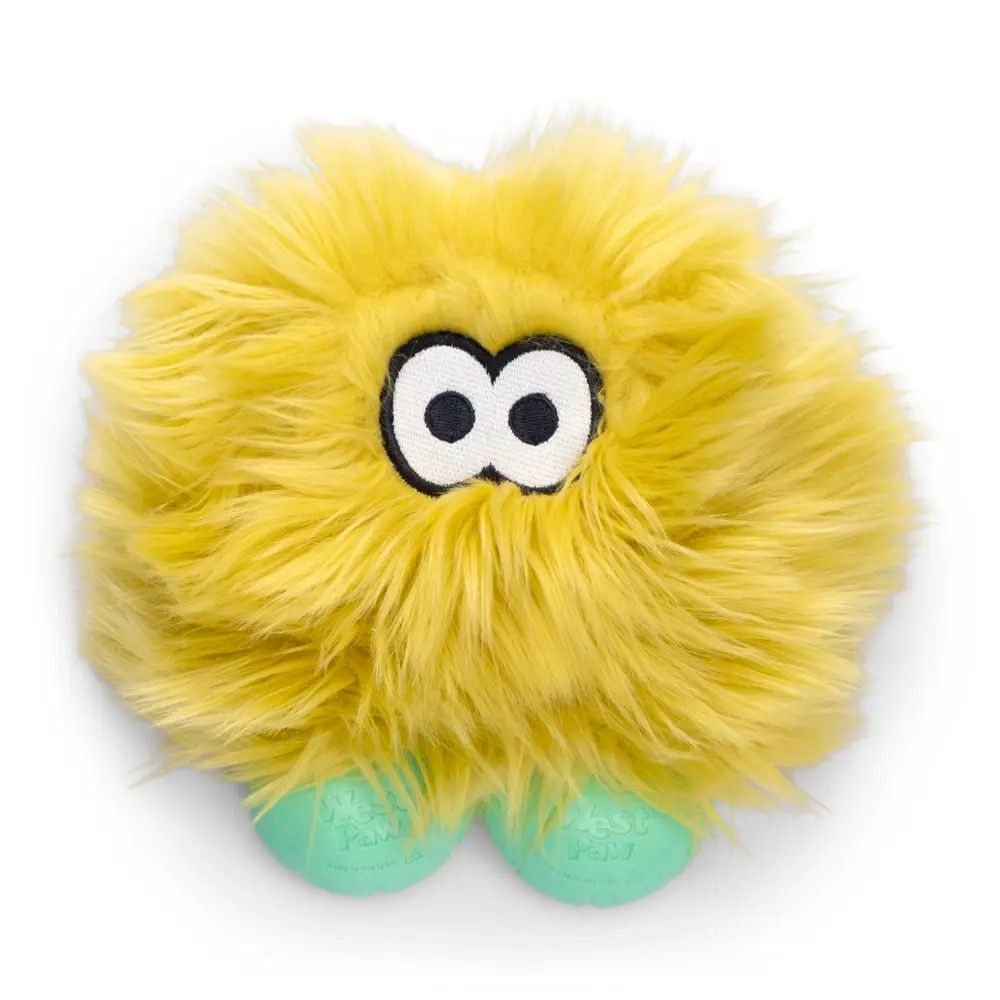WEST PAW - Rolf Rowdies Dog Toy, Colour: Citrus, Size: 6&#39;&#39;
