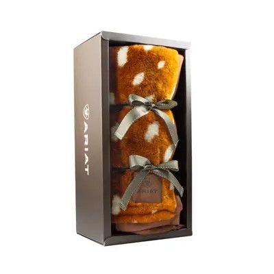 ARIAT - Antelope Snuggle Blanket, Size: 50&#39;&#39; x 60&#39;&#39;