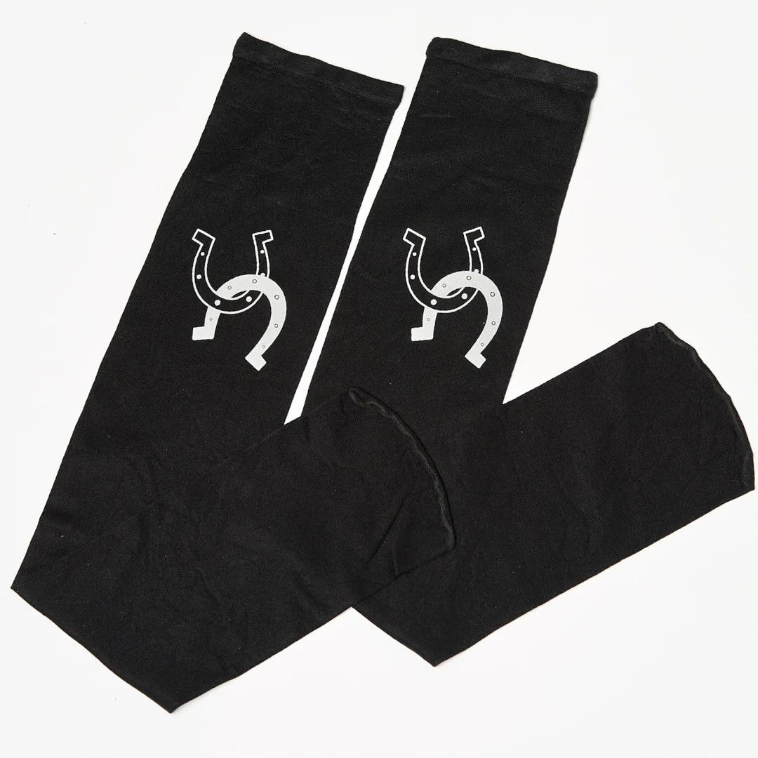 TKEQ - Equestrian High Socks Black, Size: Unique