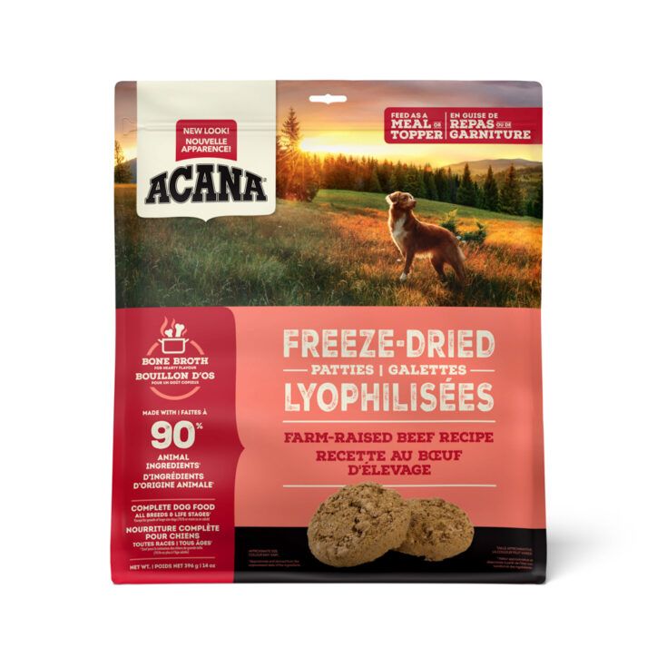 ACANA - Freeze-Dried Patties Farm-Raised Beef Recipe, Size: 397g