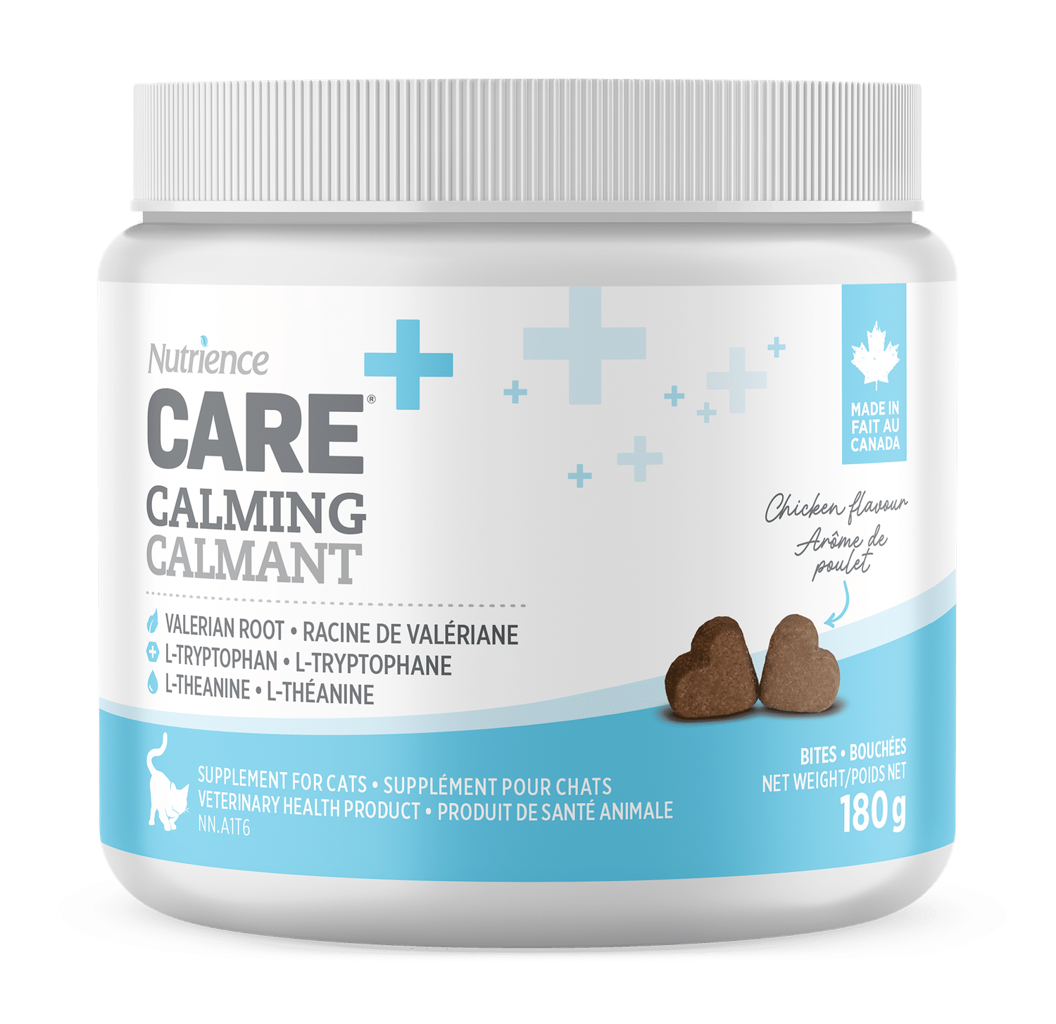 NUTRIENCE - Care+ Chewy Treats Calming Cat Supplement, Size: 180g