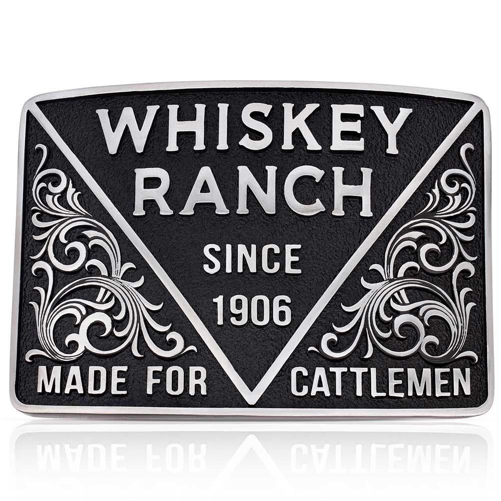 MONTANA SILVERSMITHS - 1906 Cattleman Whiskey Ranch Buckle