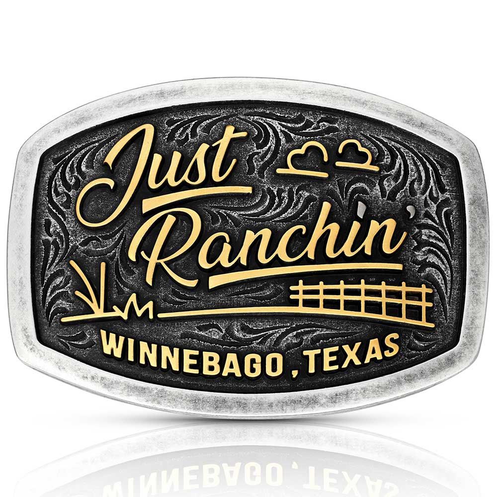 MONTANA SILVERSMITHS - Dale Brisby Texas Homestead Buckle