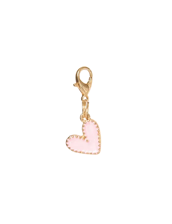 LUXY CHARMS - Heart Charms Pink