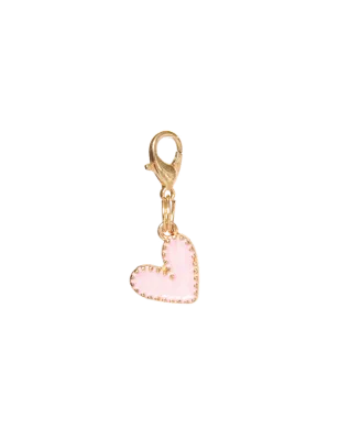 LUXY CHARMS - Heart Charms Pink