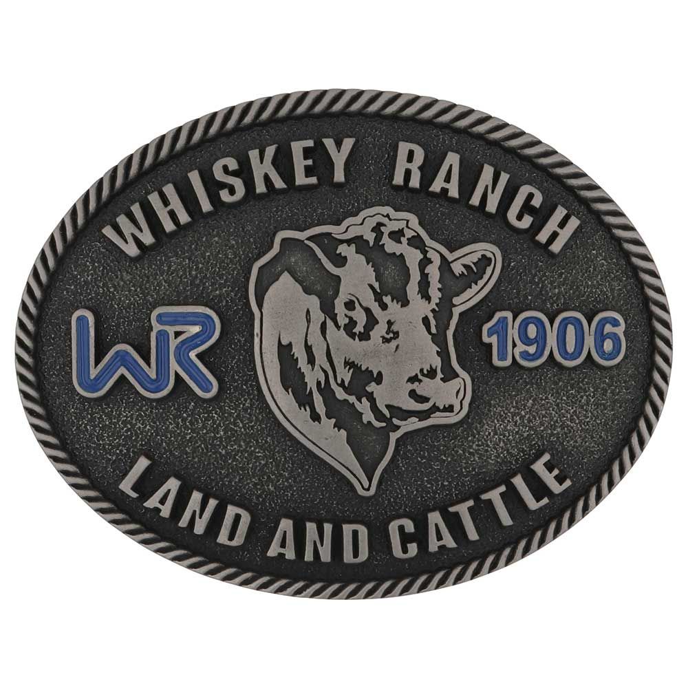 MONTANA SILVERSMITHS - Land &amp; Cattle Whiskey Ranch Buckle