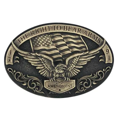 MONTANA SILVERSMITHS - Soaring Eagle Arms Attitude Belt Buckle