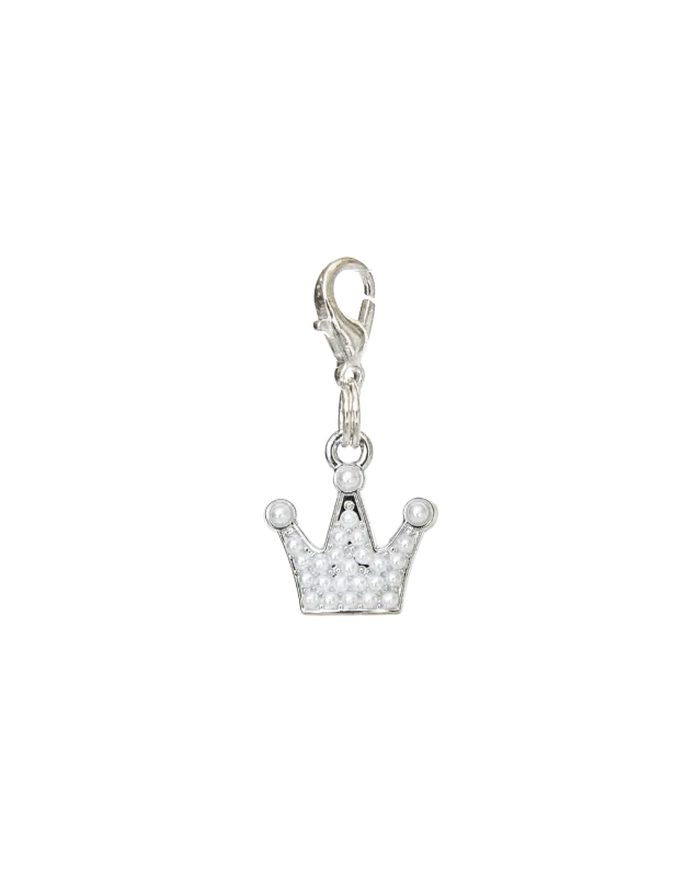 LUXY CHARMS - Pearl Crown White