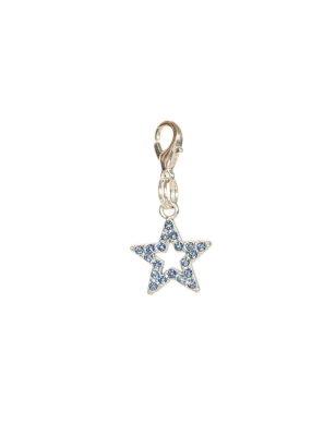 LUXY CHARMS - Blue Rhinestone Star
