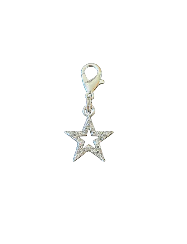 LUXY CHARMS - Clear Rhinestone Star