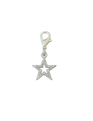 LUXY CHARMS - Clear Rhinestone Star