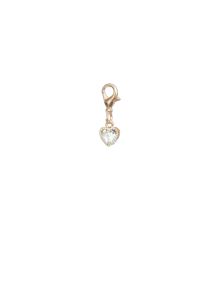 LUXY CHARMS - Golden Heart Gem