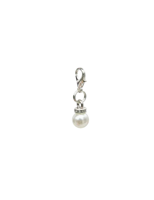 LUXY CHARMS - Pearl with fake diamonds