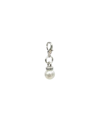 LUXY CHARMS - Pearl with fake diamonds