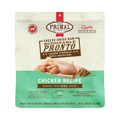 PRIMAL - Freeze-Dried Raw Scoopable Pronto Chicken Recipe