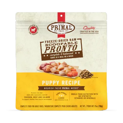 PRIMAL - Freeze-Dried Raw Scoopable Pronto Puppy Recipe