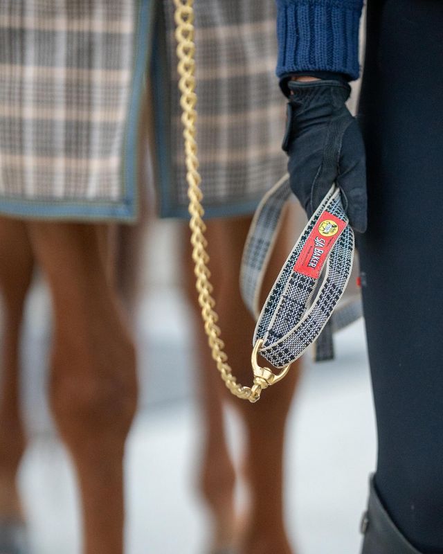 5/A BAKER - Nylon Lead 7&quot; with Chain