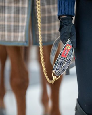 5/A BAKER - Nylon Lead 7&quot; with Chain