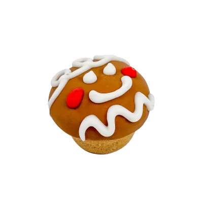 BOSCO &amp; ROXY&#39;S - Holiday Gingerbread Buddy Cupcake Biscuit