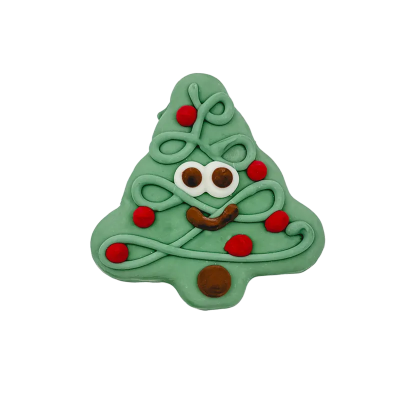BOSCO &amp; ROXY&#39;S - Holiday Happy Tree Biscuit