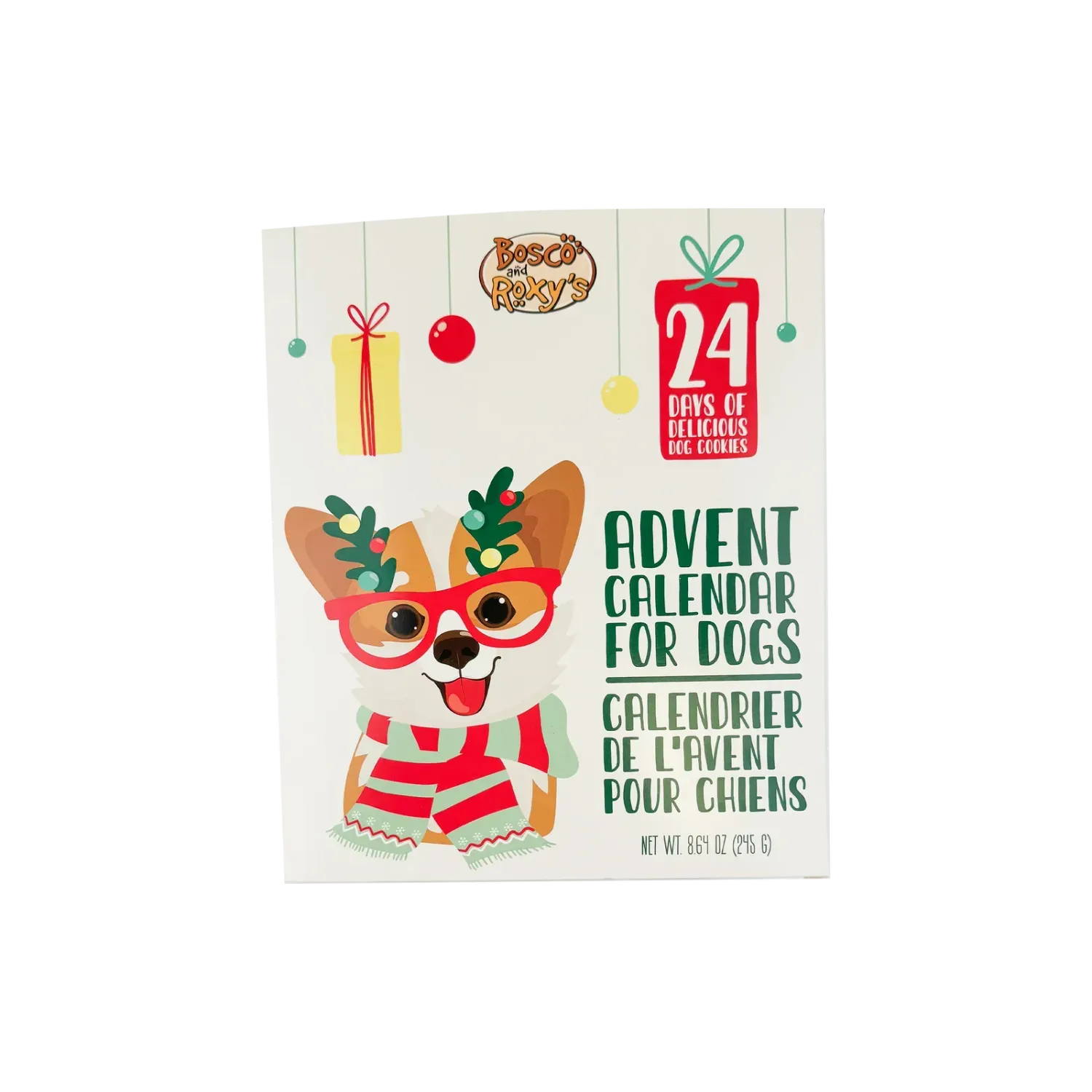 BOSCO &amp; ROXY&#39;S - Essential 2025 Advent Calendar, Type: 24 Biscuits