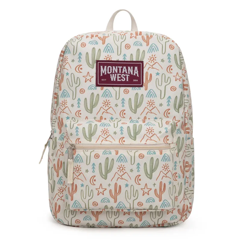 MONTANA WEST - Desert Cactus Print Backpack