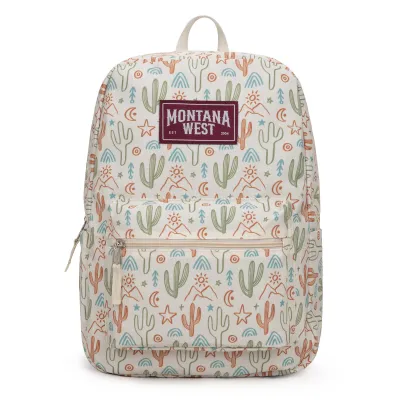 MONTANA WEST - Desert Cactus Print Backpack