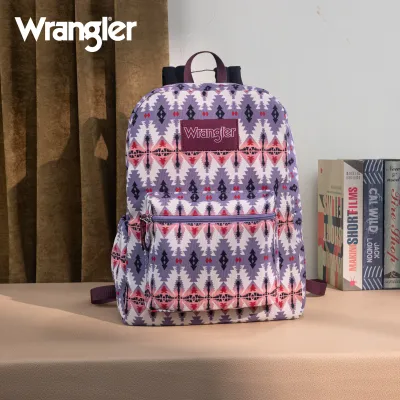 WRANGLER - Aztec Print Lavender Backpack
