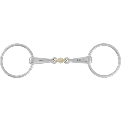 STUBBEN - STEELtec 2 in 1 Loose Ring Snaffle Bit