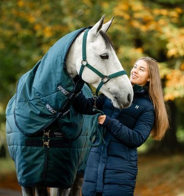 HORSEWARE - Amigo Ripstop Insulator 50g Dynasty Green/Navy/Silver​