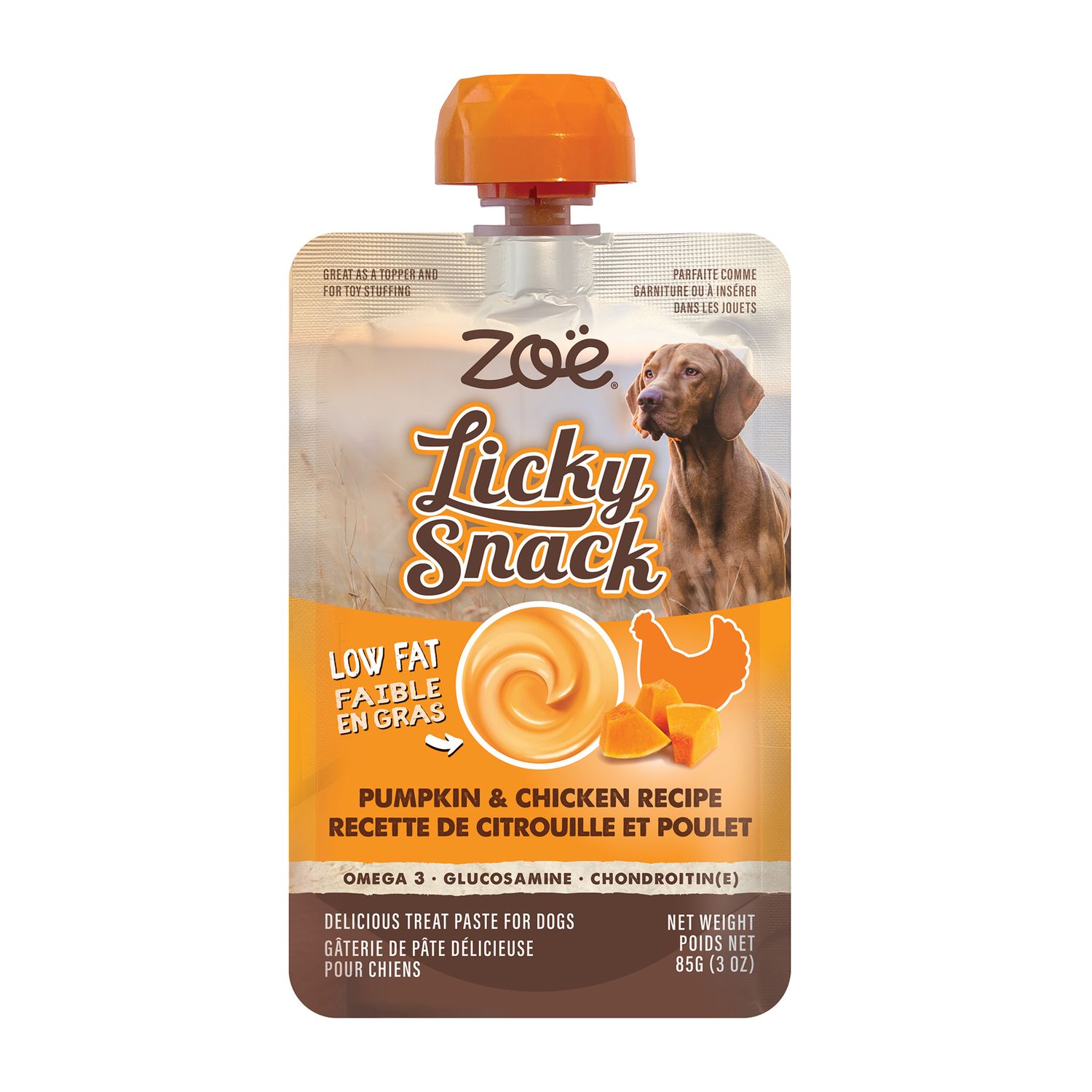 ZOË - Licky Snack, Flavour: Poulet &amp; Citrouille, Size: 85g