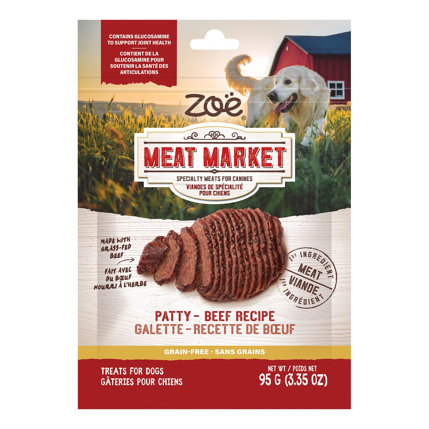 ZOË - Meat Market Patty Beef Recipe, Size: 95g