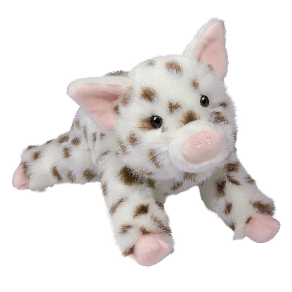 DOUGLAS - Levi the Brown Spotted DLux Pig, Size: 16.5&#39;&#39;