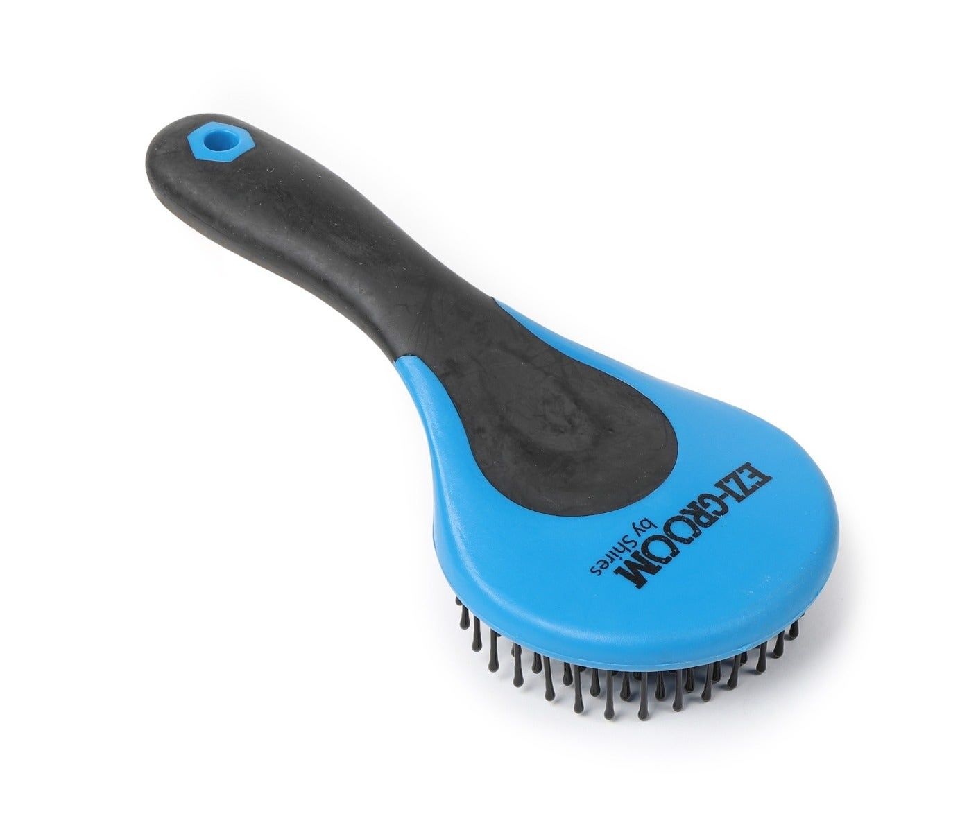 SHIRES - Ezi-Groom horsehair brush, Color: Bleu