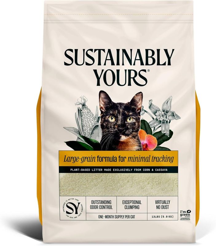 SUSTAINABLY YOURS - Large-Grain Formula Clumping Litter