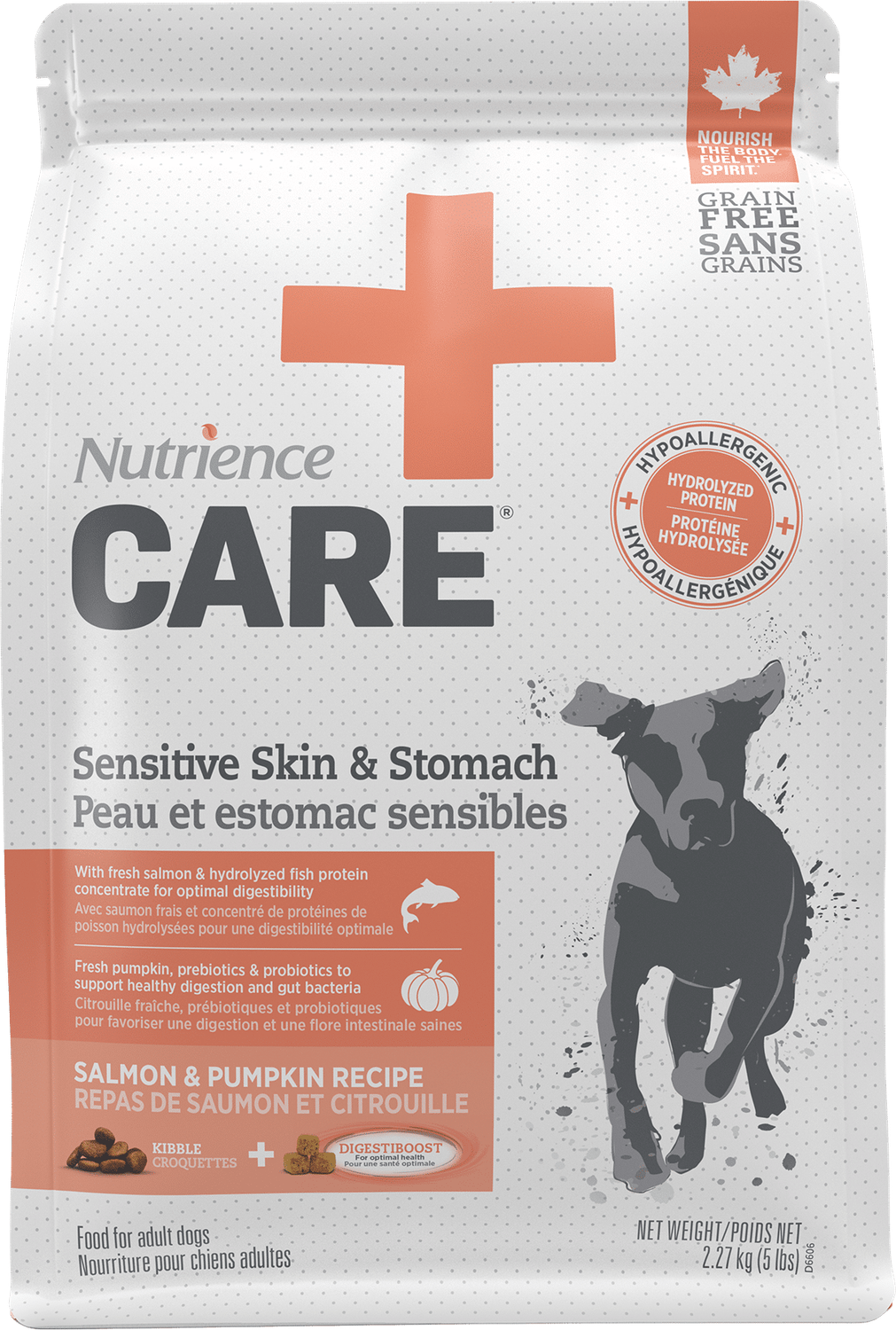 NUTRIENCE - Sensitive Skin &amp; Stomach - Hypoallergenic Dog Food, Size: 2.27kg