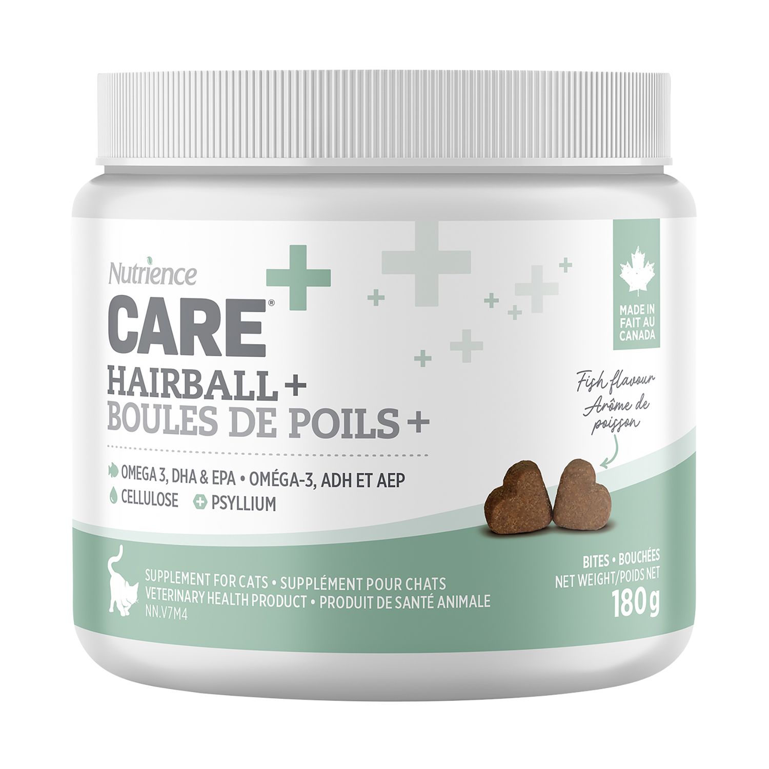 NUTRIENCE - Care+ Hairball Cat Supplement, Size: 180g