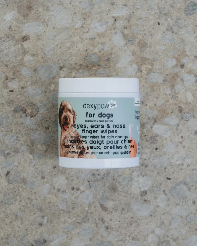 DEXYPAWS - Finger Wipes - Eyes, Ears &amp; Nose