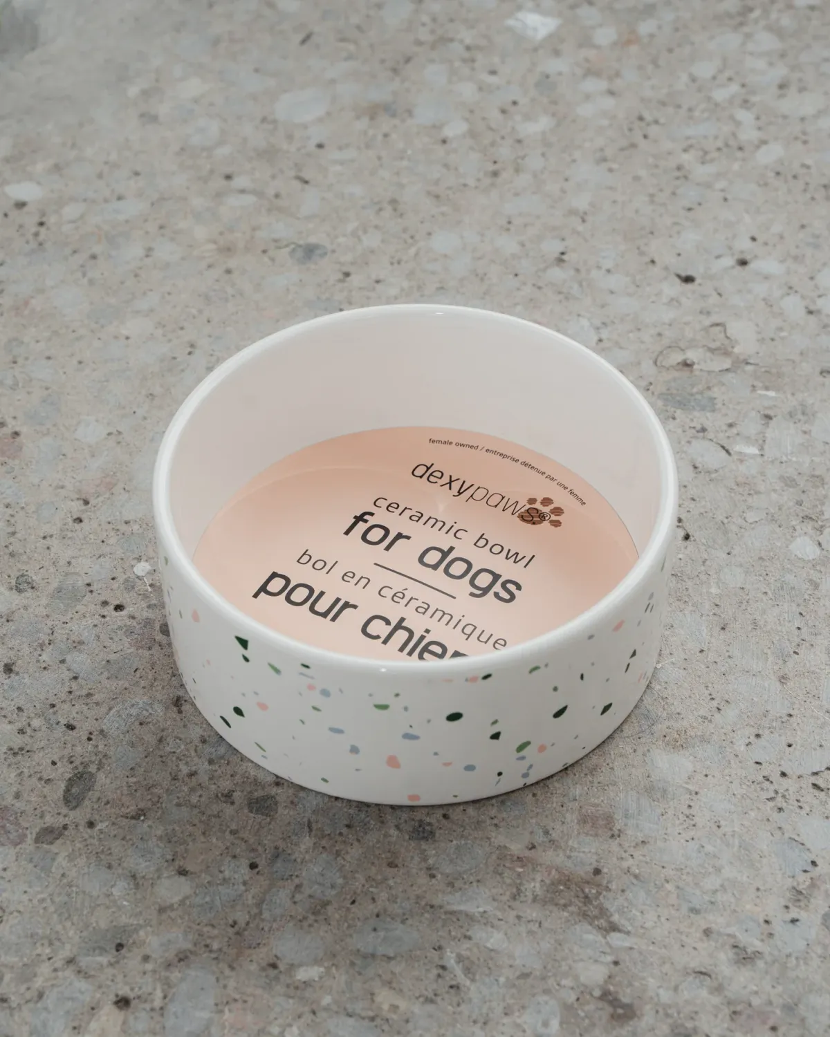 DEXYPAWS - Terrazzo Dog Bowl