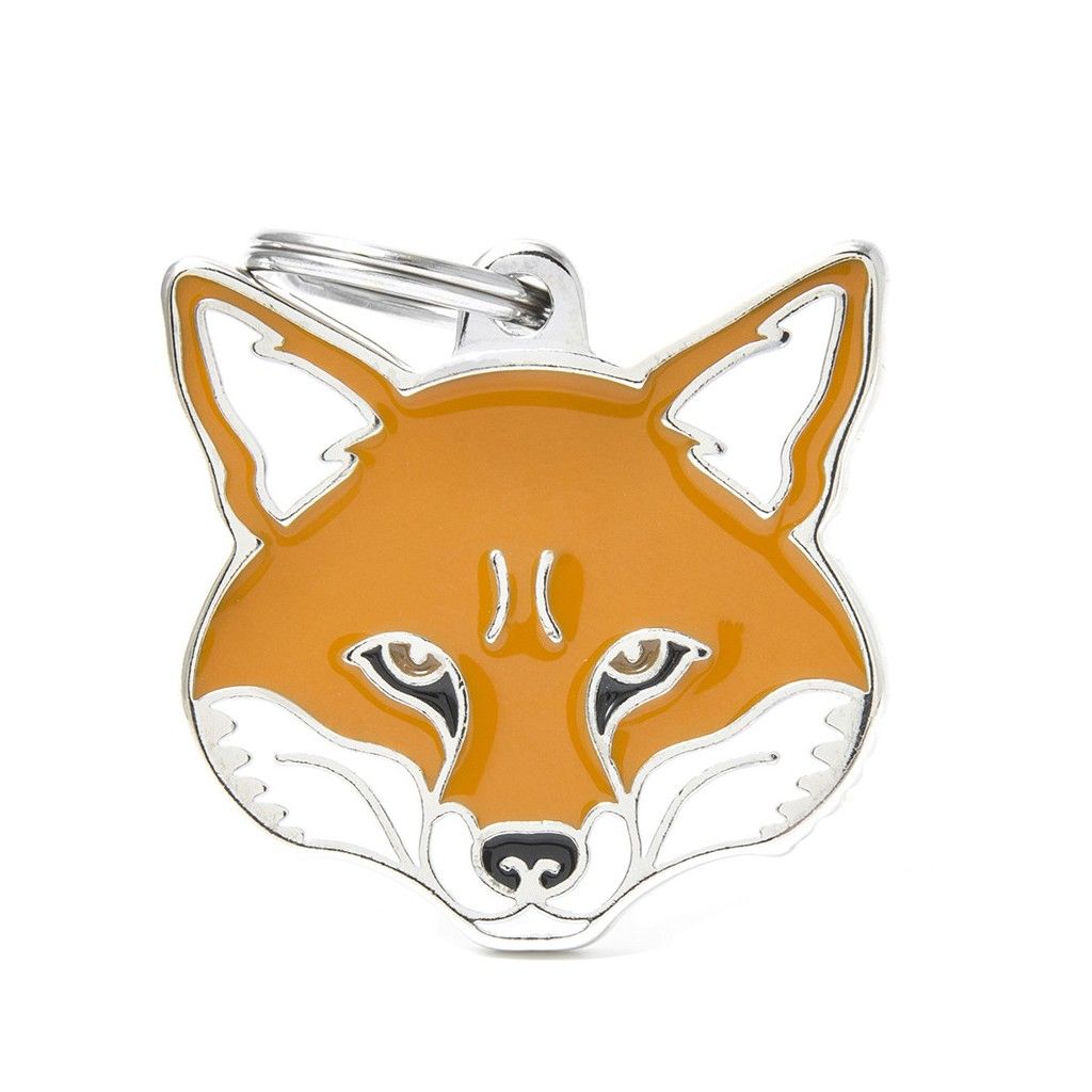MYFAMILY - Wild Fox ID Tag, Size: 35mm x 35mm