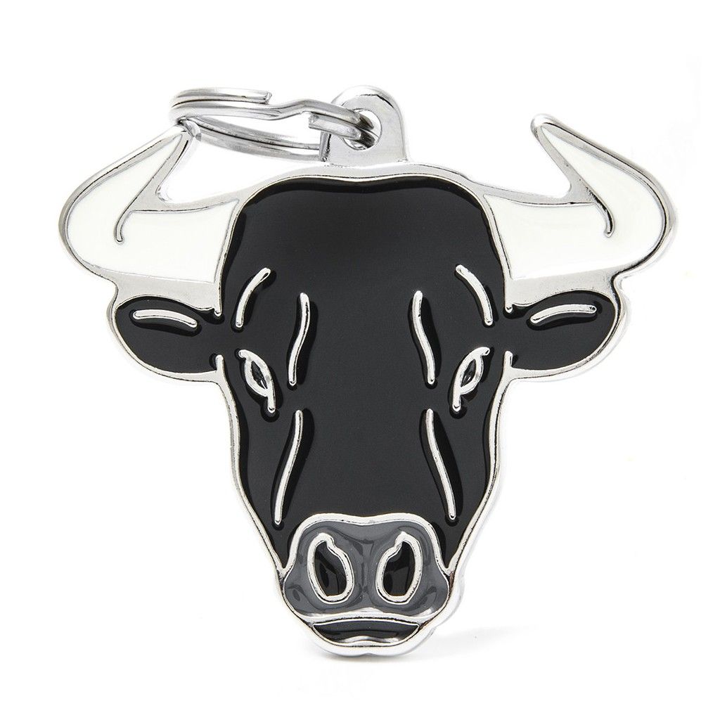MYFAMILY - Wild Bull ID Tag, Size: 47 x 42 mm