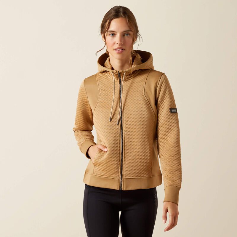 ARIAT - Radiance Full Zip Long Sleeve Tiger&#39;s Eye, Size: XLarge