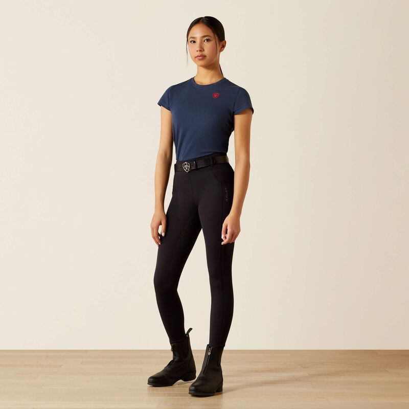 ARIAT - Venture 2.0 Thermal Full Seat Tight Black, Size: 7