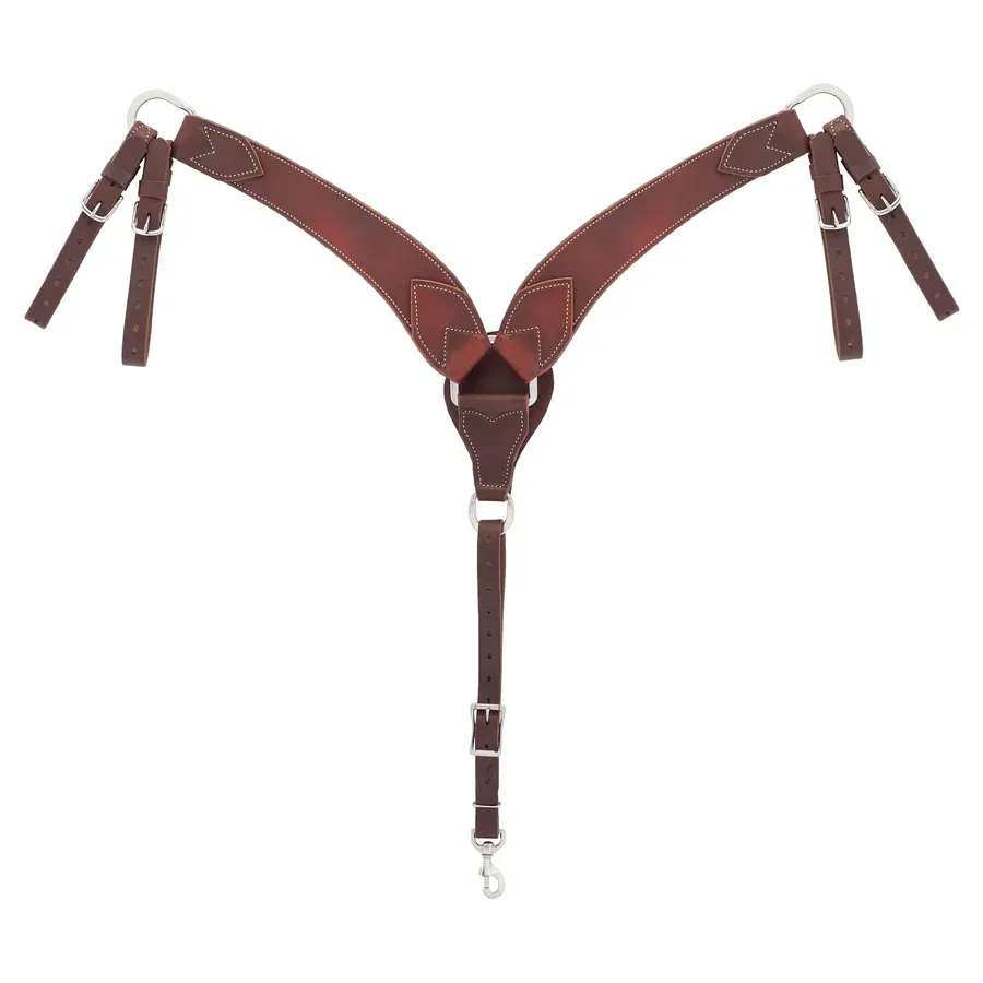 WEAVER - Working Tack Breast Collar, Colour: Dipped Oil