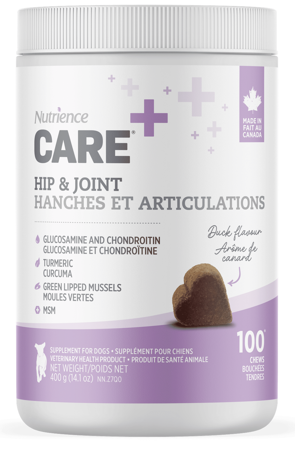 NUTRIENCE - Hip &amp; Joint Dog Supplement, Size: 400g