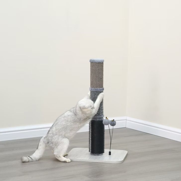PETPALS - Urbane Grey Multi-Activity Scratching Post