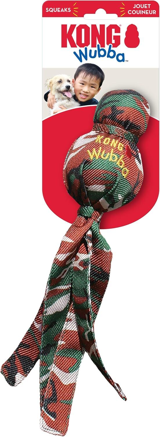 KONG - Wubba Camo Horse &amp; Dog Toy, Size: XLarge