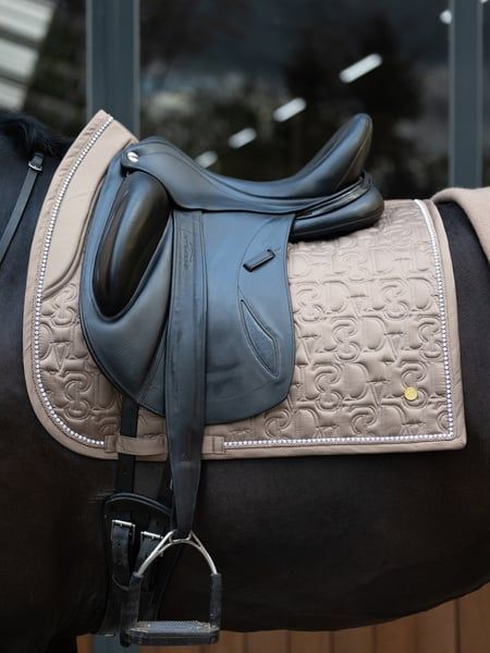 PS OF SWEDEN - Dinja x PS Saddle Pad Tender Taupe, Color: Taupe Tendre