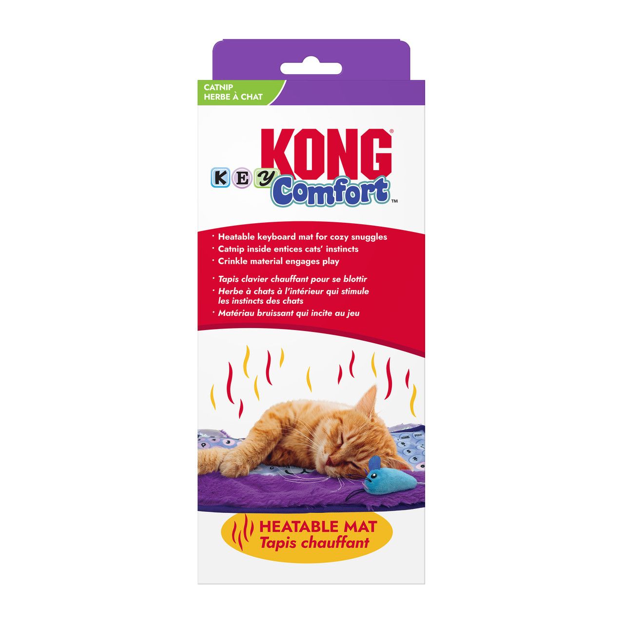 KONG - Comfort Key Play Mat, Colour: Purple